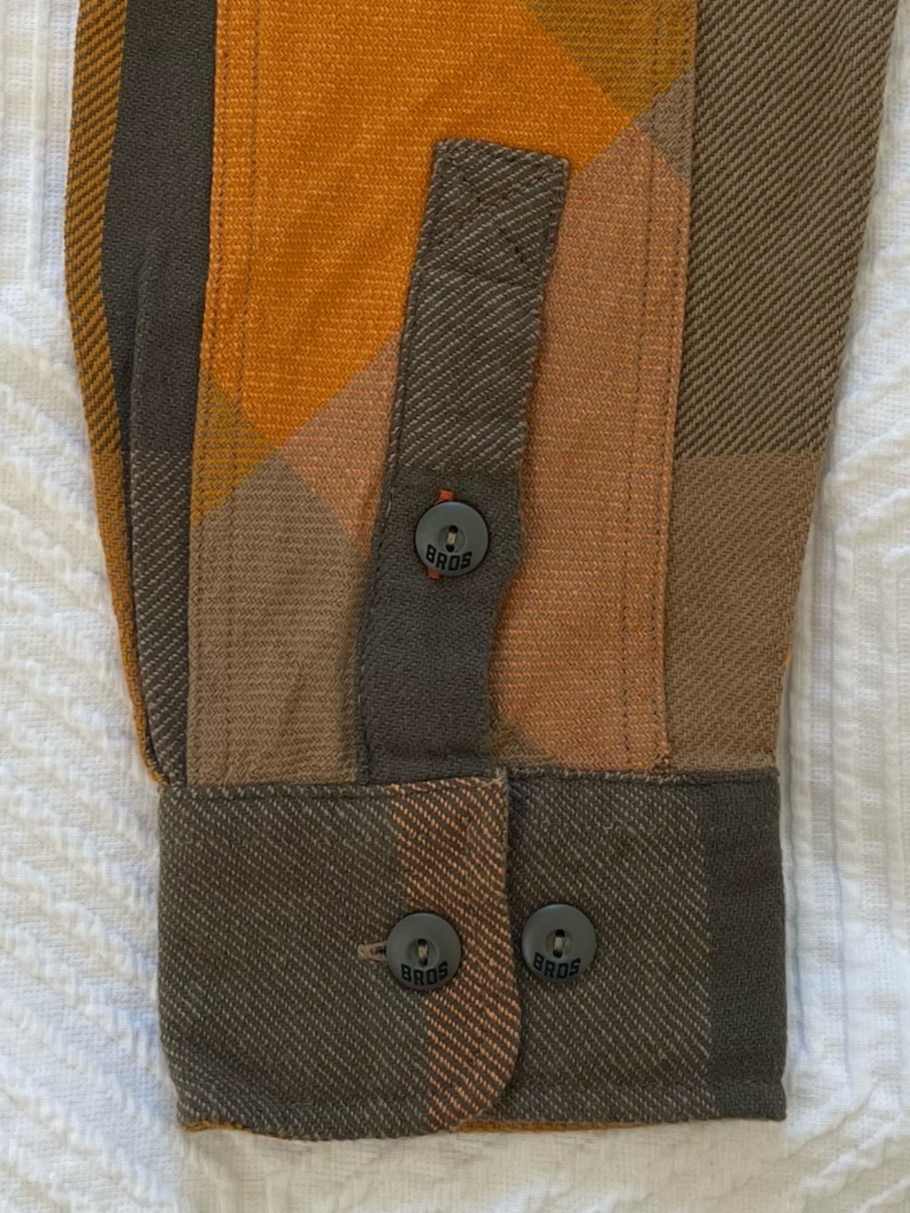 Howler Bros Men's L Outback Plaid Roadanthe Flannel Button Up Sol Glow NWT - Picture 13 of 16
